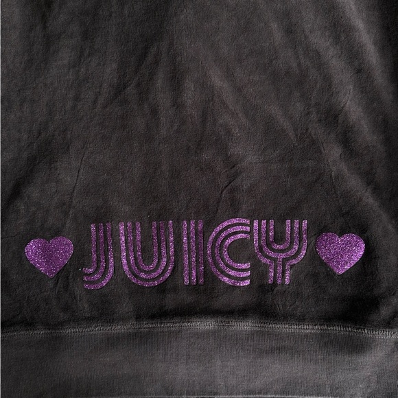 Juicy Couture// Y2K Velour Brown zip up Hoodie Size XL - Picture 7 of 13